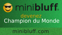 Jeffrey joue au Minibluff